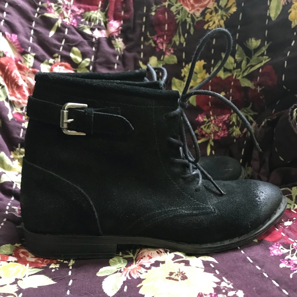 UO Ecote Suede Ankle Booties